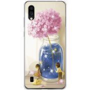 Чехол со стразами ZTE Blade A5 2020 Little Boy and Girl