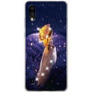 Чехол со стразами ZTE Blade A5 2020 Girl with Umbrella