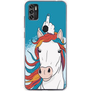 Чехол BoxFace ZTE Blade A7S 2020 Fuck Unicorn