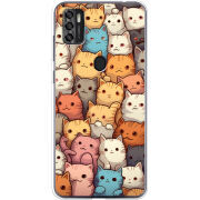 Чехол BoxFace ZTE Blade A7S 2020 Котики муркотики