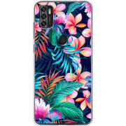 Чехол BoxFace ZTE Blade A7S 2020 flowers in the tropics