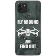 Чехол BoxFace Samsung Galaxy A03 (A035) Дрон Fly Around