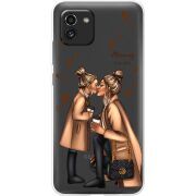 Прозрачный чехол BoxFace Samsung Galaxy A03 (A035) Mommy Is My BFF
