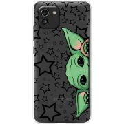 Прозрачный чехол BoxFace Samsung Galaxy A03 (A035) Baby Yoda