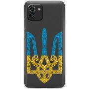Прозрачный чехол BoxFace Samsung Galaxy A03 (A035) Gold Trident