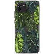 Прозрачный чехол BoxFace Samsung Galaxy A03 (A035) Palm Tree