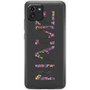 Прозрачный чехол BoxFace Samsung Galaxy A03 (A035) Именной