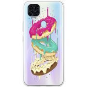 Прозрачный чехол BoxFace ZTE Blade V2020 Donuts