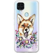 Прозрачный чехол BoxFace ZTE Blade V2020 Winking Fox