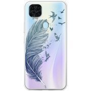 Прозрачный чехол BoxFace ZTE Blade V2020 Feather