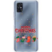 Прозрачный чехол BoxFace ZTE Blade V2020 Smart Merry Christmas