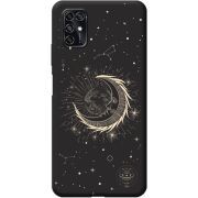 Черный чехол BoxFace ZTE Blade V2020 Smart Moon