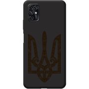 Черный чехол BoxFace ZTE Blade V2020 Smart Ukrainian Trident