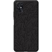 Черный чехол BoxFace ZTE Blade V2020 Smart Leaves
