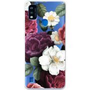 Прозрачный чехол BoxFace ZTE Blade A51 Floral Dark Dreams