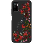 Черный чехол BoxFace Xiaomi Redmi Note 10 5G 3D Ukrainian Muse