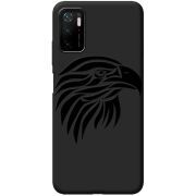Черный чехол BoxFace Xiaomi Redmi Note 10 5G Eagle
