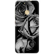 Чехол Uprint Huawei Nova Black and White Roses