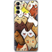 Чехол BoxFace Samsung Galaxy S22 Plus (S906) Sleepy Cats