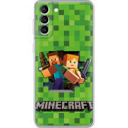 Чехол BoxFace Samsung Galaxy S22 Plus (S906) Майнкрафт Стів і Алекс