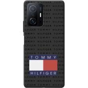 Черный чехол BoxFace Xiaomi 11T / 11T Pro Tommy Print