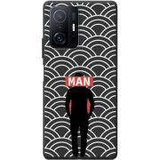Черный чехол BoxFace Xiaomi 11T / 11T Pro Man Pattern