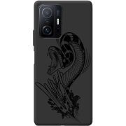 Черный чехол BoxFace Xiaomi 11T / 11T Pro Snake