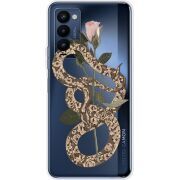 Прозрачный чехол BoxFace Tecno Camon 18 / 18P Glamor Snake