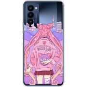 Прозрачный чехол BoxFace Tecno Camon 18 / 18P Wiked Lady