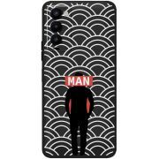 Черный чехол BoxFace Tecno Camon 18 / 18P Man Pattern