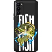 Черный чехол BoxFace Tecno Camon 18 / 18P Fish