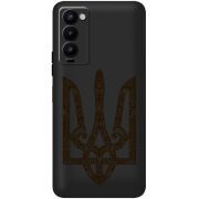 Черный чехол BoxFace Tecno Camon 18 / 18P Ukrainian Trident
