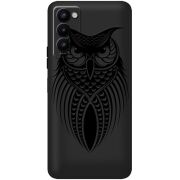 Черный чехол BoxFace Tecno Camon 18 / 18P Owl