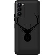 Черный чехол BoxFace Tecno Camon 18 / 18P Deer