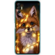 Чехол BoxFace Tecno Spark 8P Різдвяна лисичка