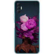 Чехол BoxFace Tecno Spark 8P Exquisite Purple Flowers