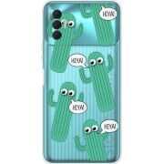 Прозрачный чехол BoxFace Tecno Spark 8P с 3D-глазками HIYA
