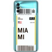 Прозрачный чехол BoxFace Tecno Spark 8P Ticket Miami