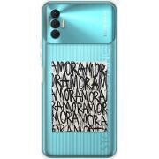 Прозрачный чехол BoxFace Tecno Spark 8P Amor Amor