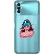 Прозрачный чехол BoxFace Tecno Spark 8P Selena Gomez