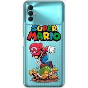 Прозрачный чехол BoxFace Tecno Spark 8P Super Mario