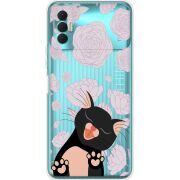 Прозрачный чехол BoxFace Tecno Spark 8P Meow