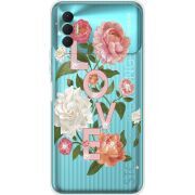 Чехол со стразами BoxFace Tecno Spark 8P Love