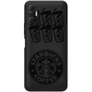 Черный чехол BoxFace Tecno Spark 8P Black Coffee