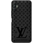 Черный чехол BoxFace Tecno Spark 8P LV Style