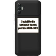 Черный чехол BoxFace Tecno Spark 8P 