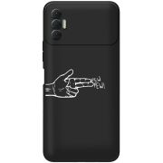 Черный чехол BoxFace Tecno Spark 8P Pew Pew