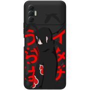 Черный чехол BoxFace Tecno Spark 8P Учиха Итачи