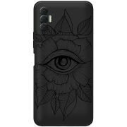 Черный чехол BoxFace Tecno Spark 8P Eye