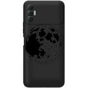 Черный чехол BoxFace Tecno Spark 8P Planet